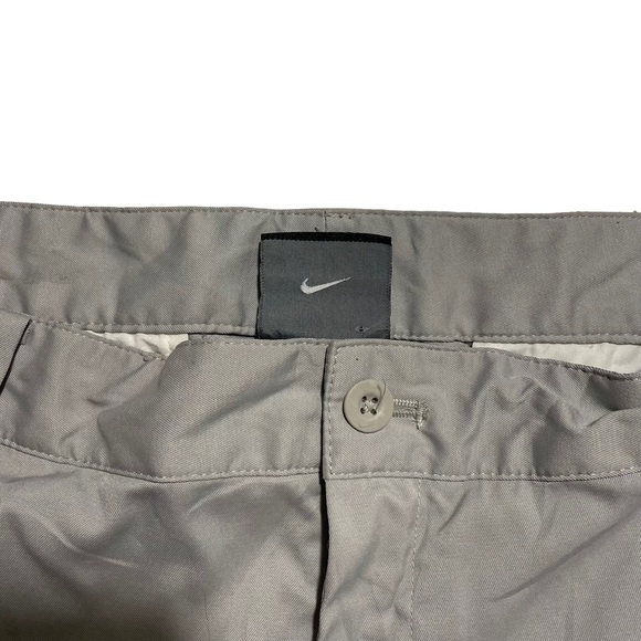 Mens 34x30 Nike Hybrid Woven Flex Golf Pants Chino Light Bone Flat Front - Picture 5 of 9